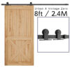 Zero type sliding barn door roller kit