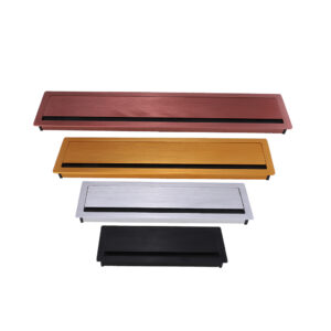 Premium Rectangle Table Grommet - Aluminium